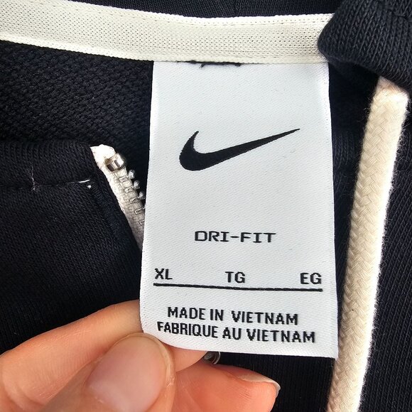 Nike TCU Horned Frogs Full-Zip Hoodie XL Black Collegiate Big 12 NCAA BASKETBALL - Picture 3 of 13